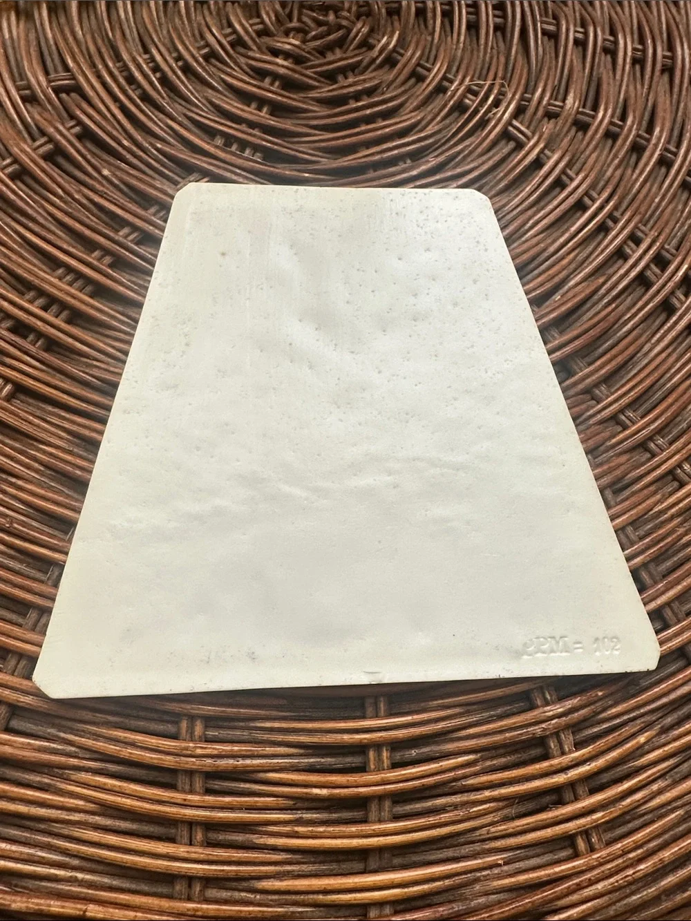 Antique German PPM Lithophane Lamp Panel 102 Wissahickon Old Log Cabin Victorian